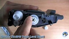 How to Reset Toner Level on Brother TN2010/TN2220/TN-2010/TN-2220 Toner Cartridge