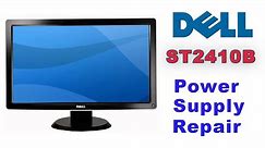How To Repair Dell Monitor Power Supply | Dell ST2410B Monitor No Power
