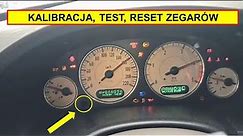 Test, kalibracja, reset zegarów. Calibration of clocks, clock test, instrument cluster - Chrysler