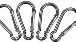 Stainless Steel Flagpole Clip 4-Pack