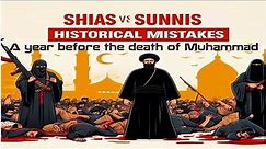 Shias v Sunnis- A year before the death of Prophet Muhammad #trending #viral #sunnah