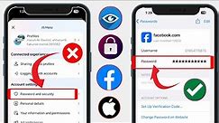 iPhone! Kako vidjeti svoju Facebook lozinku ako ste je zaboravili || Pogledajte lozinku za Facebook