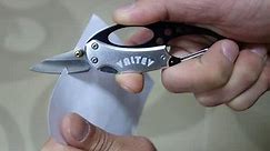 Small Pocket Knife with Carabiner Clip