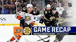 Ducks @ Bruins 10/26 | NHL Highlights 2023