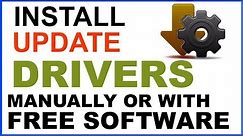 How to Update Windows 7 Drivers Manually or using Free Software Driver Easy[Windows 7 Driver Free]