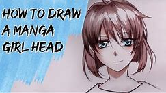 How to draw and color a beautiful Manga girl - [Step-by-step]