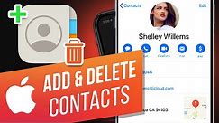 How to Add, Edit and Delete Contacts on iPhone | How to Manage iPhone Contacts