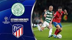 Celtic vs. Atlético Madrid: Extended Highlights | UCL Group Stage MD 3 | CBS Sports Golazo