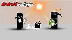 Android vs Apple Cartoon