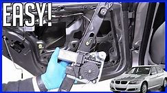 How to Replace Window Motor and Regulator BMW 328i 2007-2011 | EASY!