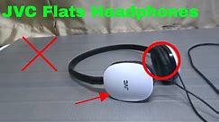 ✅ How To Use JVC Flats Headphones Review