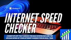 Internet Speed Checker | Windows 10 | Windows 11