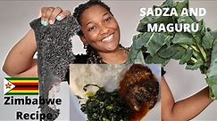 Let's Make Sadza and Maguru | How to make African food | Tripe Recipe, Zimbabwean Version