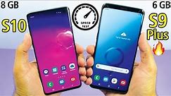 Samsung Galaxy S10 vs Samsung Galaxy S9 Plus Speed Test! *WOW*😱