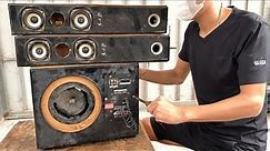 Restoration audio speaker system 2.1 // Restore a completely new life