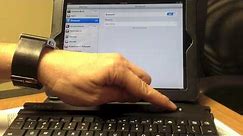How to connect an iPad to a bluetooth keyboard - OBU