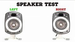 EASIEST Left and Right speaker test [1]