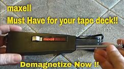 Tape Recorder Head Demagnetizer - You Need This !!