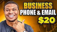 Get a Business Phone & Email for CHEAP | Complete Tutorial