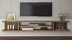 Decorotika Pivot 47" Floating TV Stand and Media Console Assembly