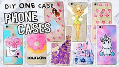 10 DIY PHONE CASE ideas! Using ONE case! Disney, Tumblr & more!
