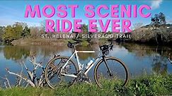 Bike Through Napa Valley 🍷 // St. Helena Road - Silverado Trail