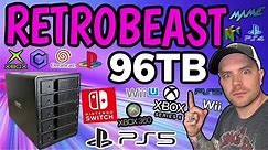 RetroBeast 96TB Emulation Gaming Build By @KrisCoolmod Is MASSIVE! THIS IS CRAZY!!