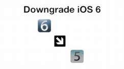 How to downgrade iOS 6 to iOS 5.1.1 (A4 Devices)