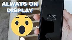 How to Enable Always On Display on iPhone !