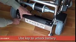 Zinger Chair - Battery Removal