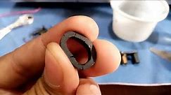 Webcor Fonograf "THE MIDGE" || Repairing and Modifying the Idler Wheel Rubber