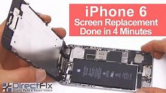 iPhone 6 Screen Replacement done in 4 Minutes