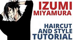 IZUMI MIYAMURA horimiya haircut and ponytail (Tutorial, long hairstyle for men) cosplay Izumi. ホリミヤ