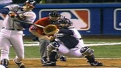 1999 WS Gm4: Mariano Rivera breaks Klesko's bat three times