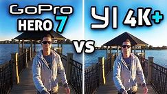 GoPro HERO 7 Black vs YI 4K+