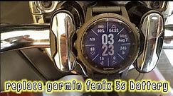 Replace Garmin Fenix ​​5s Plus battery