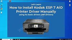 How to Install Kodak ESP 7 Printer Driver on Windows 11, 10, 8, 7