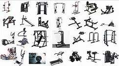 Gym Equipment: Name and Pictures