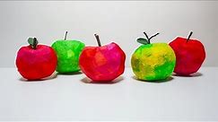 How to Make DIY Paper Mache Apples for Autumn