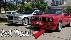 7 of the Best mods for an E30 BMW!!!