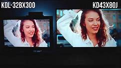 Sony X80J 4K VS A Sony 10 Year Old Model TV Comparison