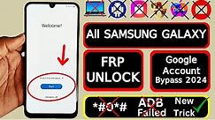 All Samsung FRP Bypass/Unlock 2024 Without PC | Android 12/13/14 FRP Remove | No - *#0*# - ADB Fail