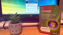 Unboxing & Installing Windows Vista in 2022