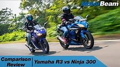 Yamaha R3 vs Kawasaki Ninja 300 - Twin-Cylinder Comparison | MotorBeam