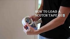 How to load packing tape dispenser ! How to load scotch packaging tape dispenser ! The review mail
