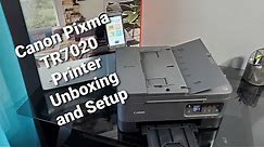 Canon Pixma TR7020 Printer Unboxing, Review, and Setup