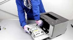 How-to Fix Samsung CLP-360/365W, C410W/C430W - Paper Jam/Won't Pick-up Detailed Printer Repair ASMR