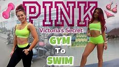 It’s ACTIVEWEAR & a SWIMSUIT?! Gym to Swim Victoria's Secret PINK Review