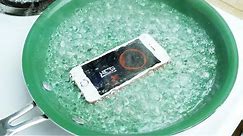 Dropping an iPhone SE in Boiling Hot Water!