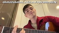 Omuzumda Ağlayan Bir Sen (Cover) #keşfet #viral #foryou #cover #gitar #guitar #singer